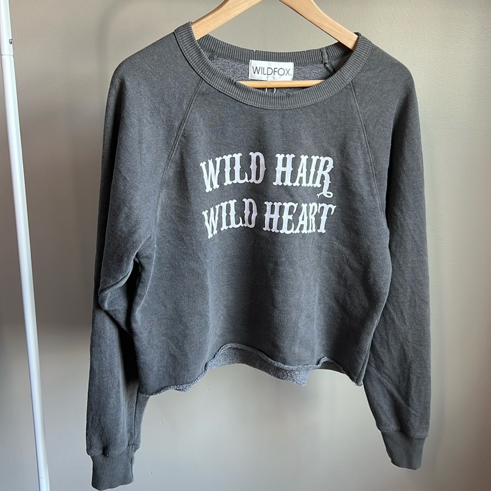Western country text sweatshirt
